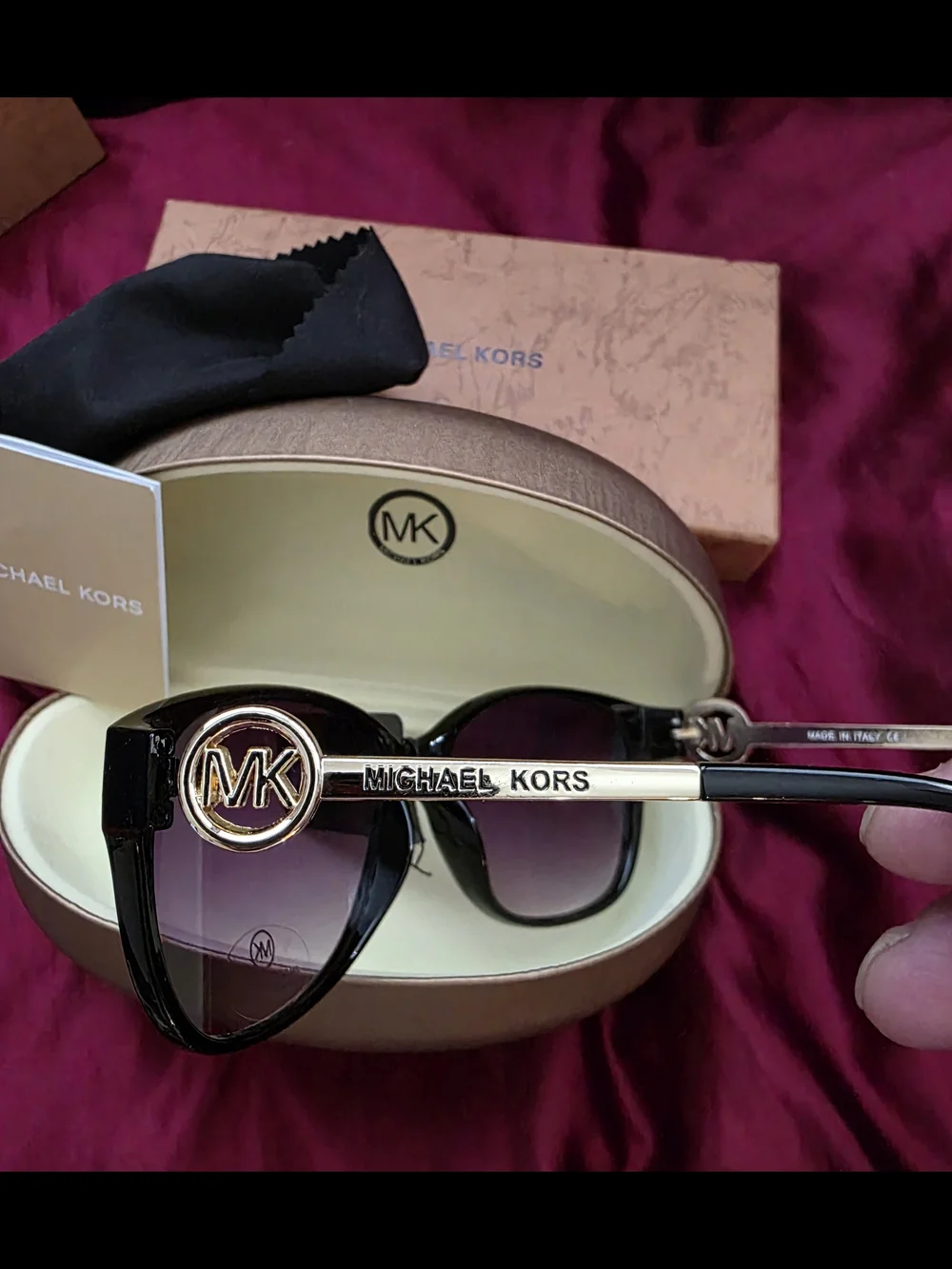 NEW- Michael Kors Women's Black Gradient Lens Sunglasses